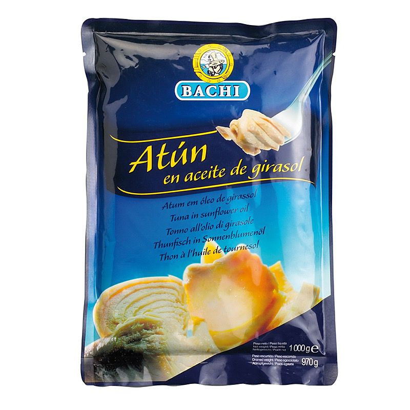 ATÚN EN ACEITE GIRASOL BOLSA 16/1Kg
